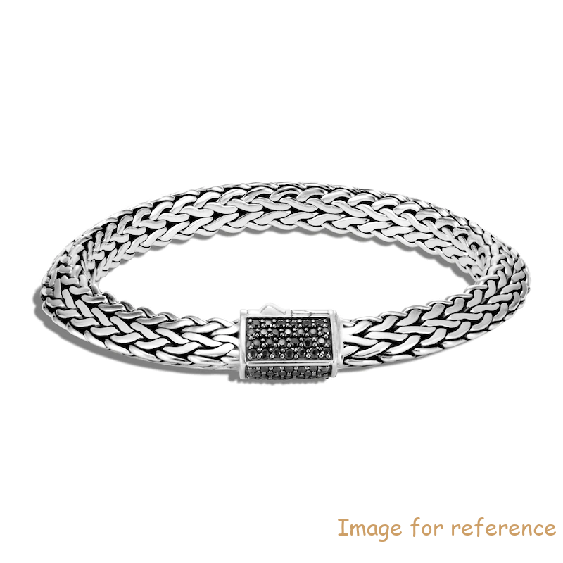 Custom Bracelet Black zirconia Sterling Silver design OEM jewelry service