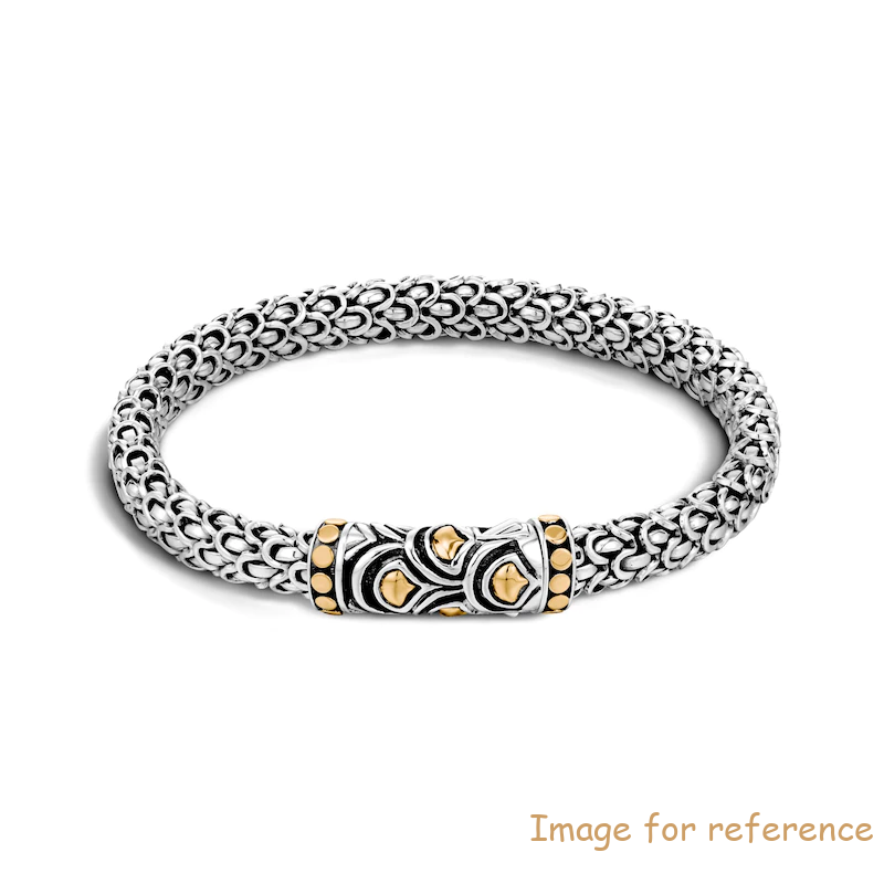 Custom Bracelet Sterling Silver Vermail 18K Yellow Gold design OEM service