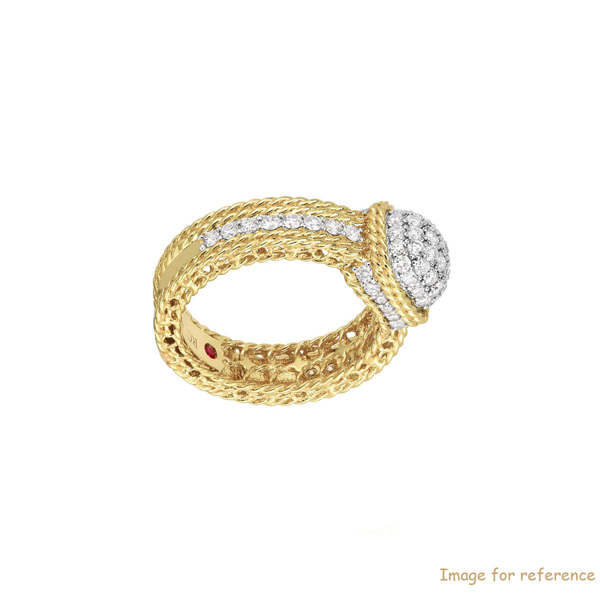 Custom CZ Ring in 18K Yellow Gold or plated silver OEM jewelry supplier