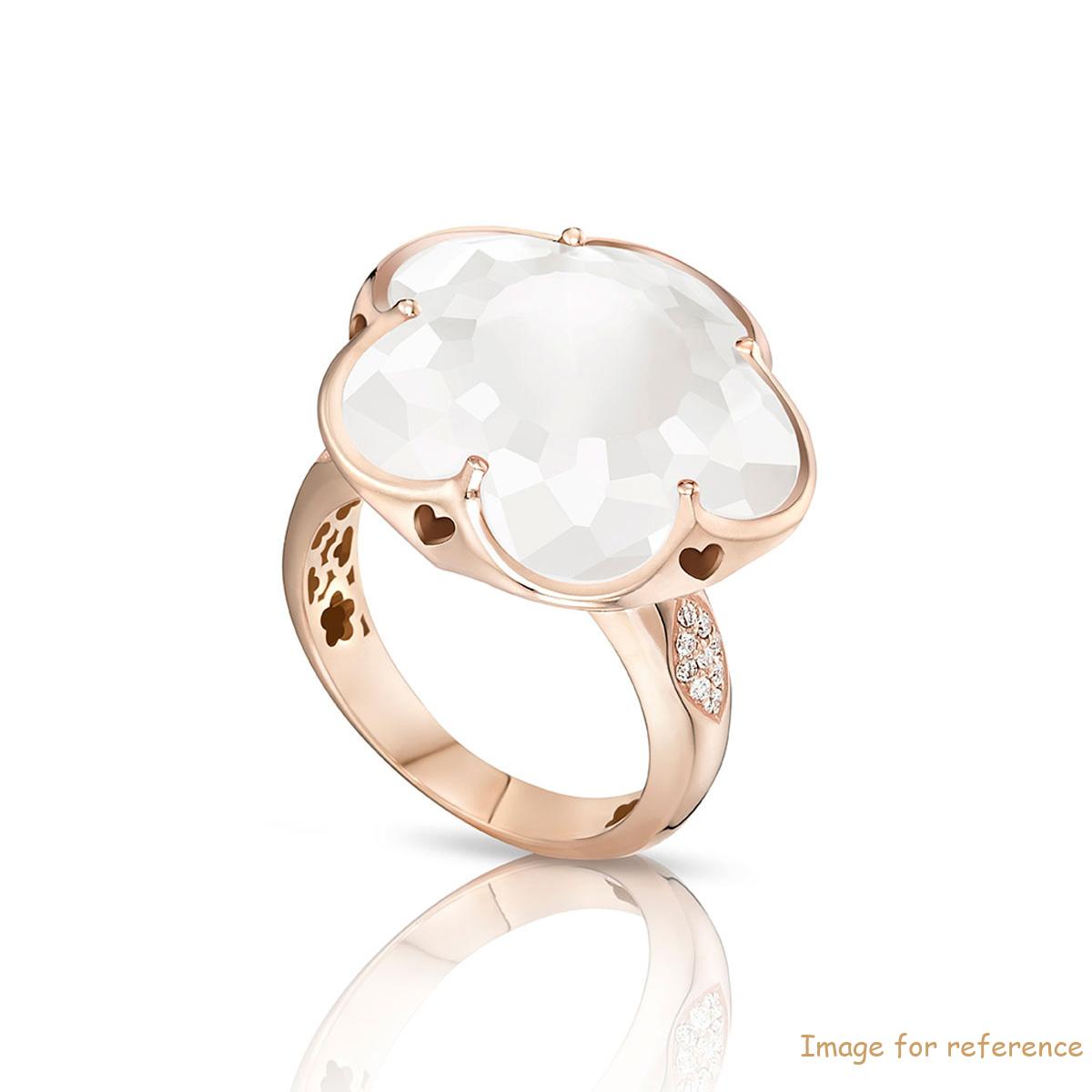 Custom Fine Ring in 18K Rose Gold plating silver jewelry supplier