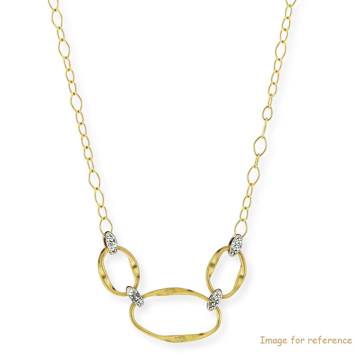 Custom design 18k Diamond Half Necklace or 18k gold vermail sterling silver