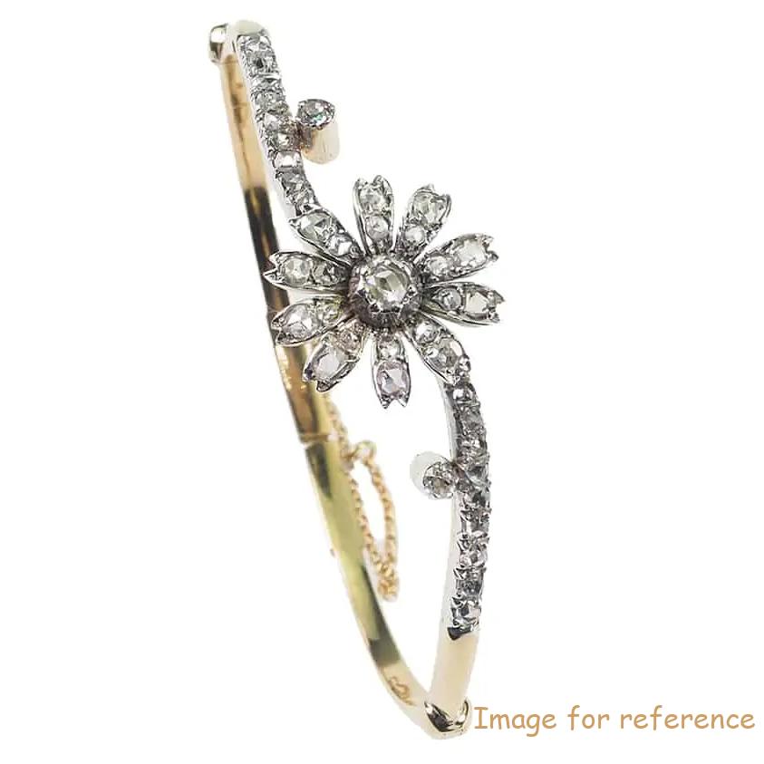 Custom design bracelet jewelry with silver, emas, and rhodium coatings