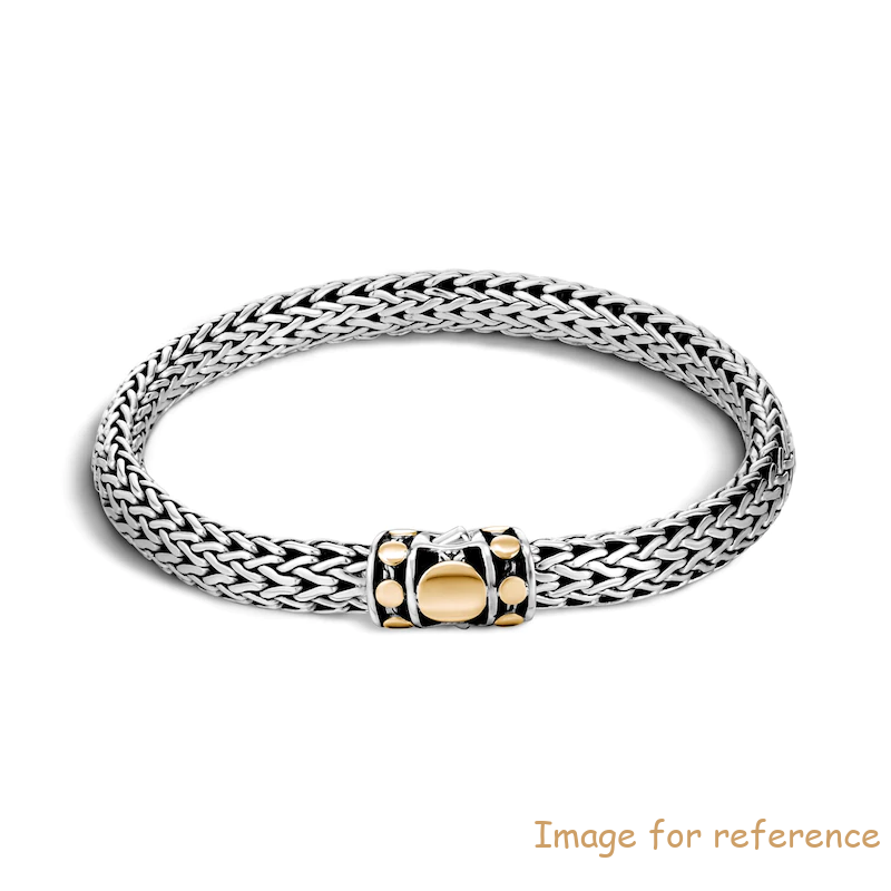 Custom made Bracelet Sterling Silver 18K Yellow Gold vermeil design OEM service