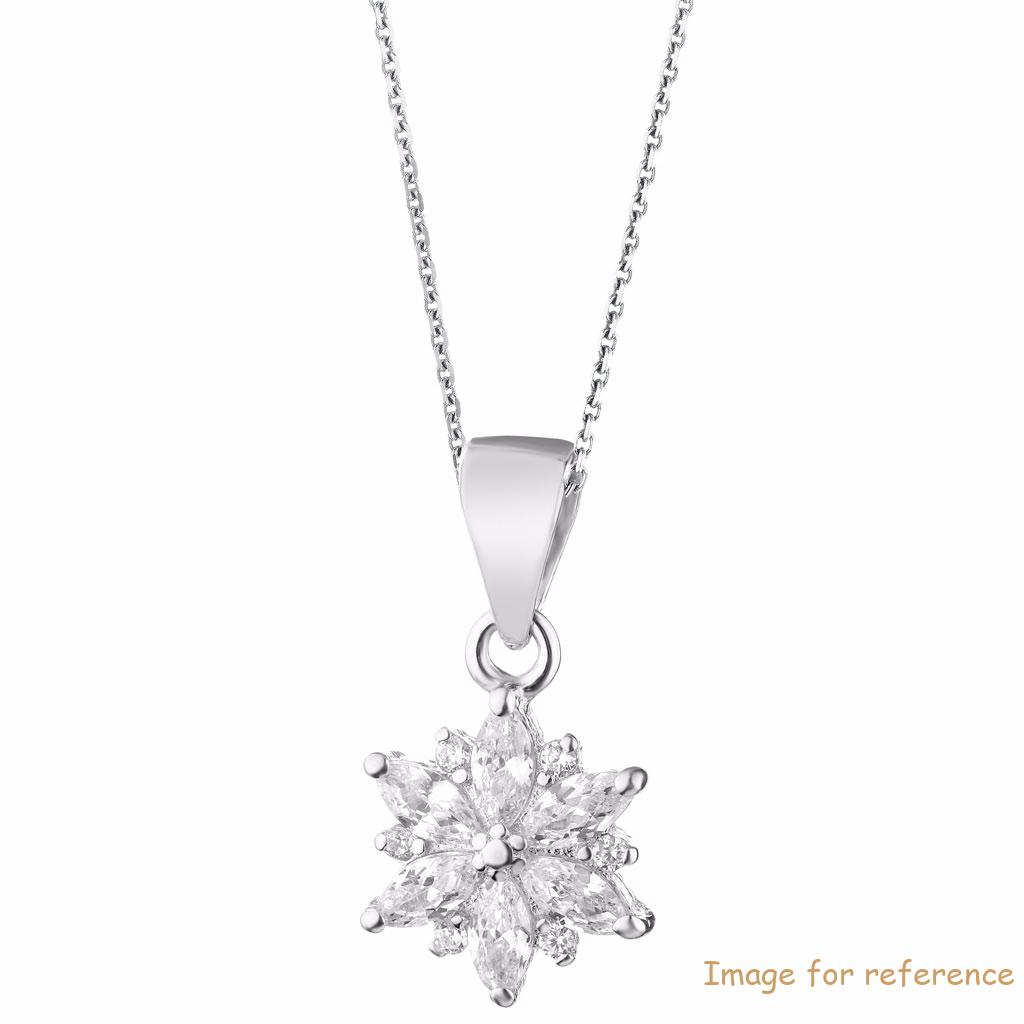 Custom made Sterling Silver Pendant with Cubic Zirconia 20 years jewelry manufacturer
