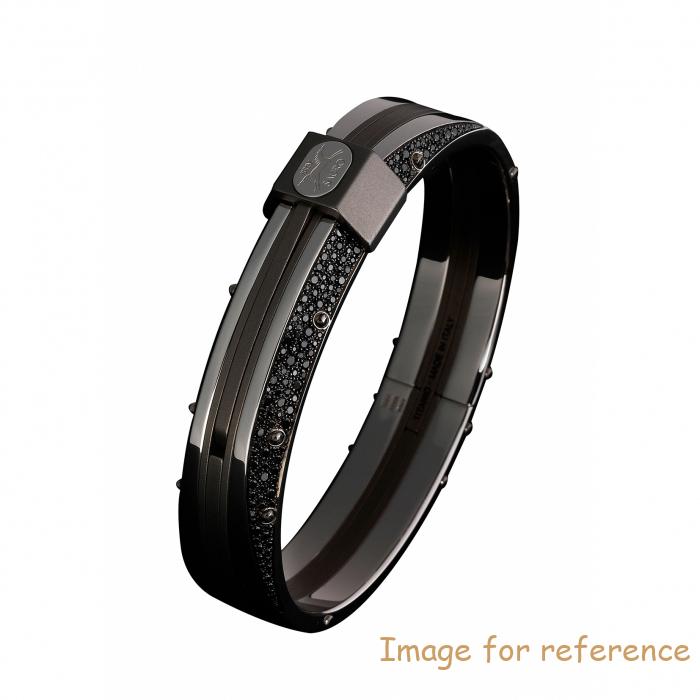 Custom mens Bangle bracelet in 18k gold vermeil sterling silver jewelry OEM manufacturer