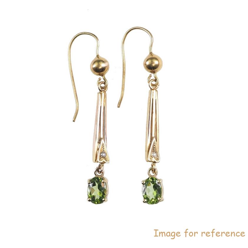 Design the own drop earrings OEM custom gold vermail silver earrings