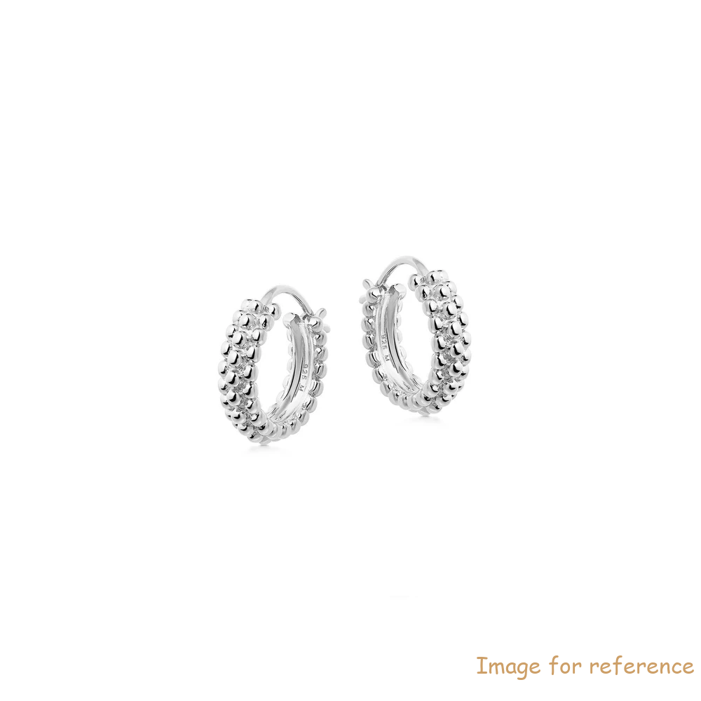 Earrings 18K gold vermeil in sterling silver Personalized OEM Fine Jewellery