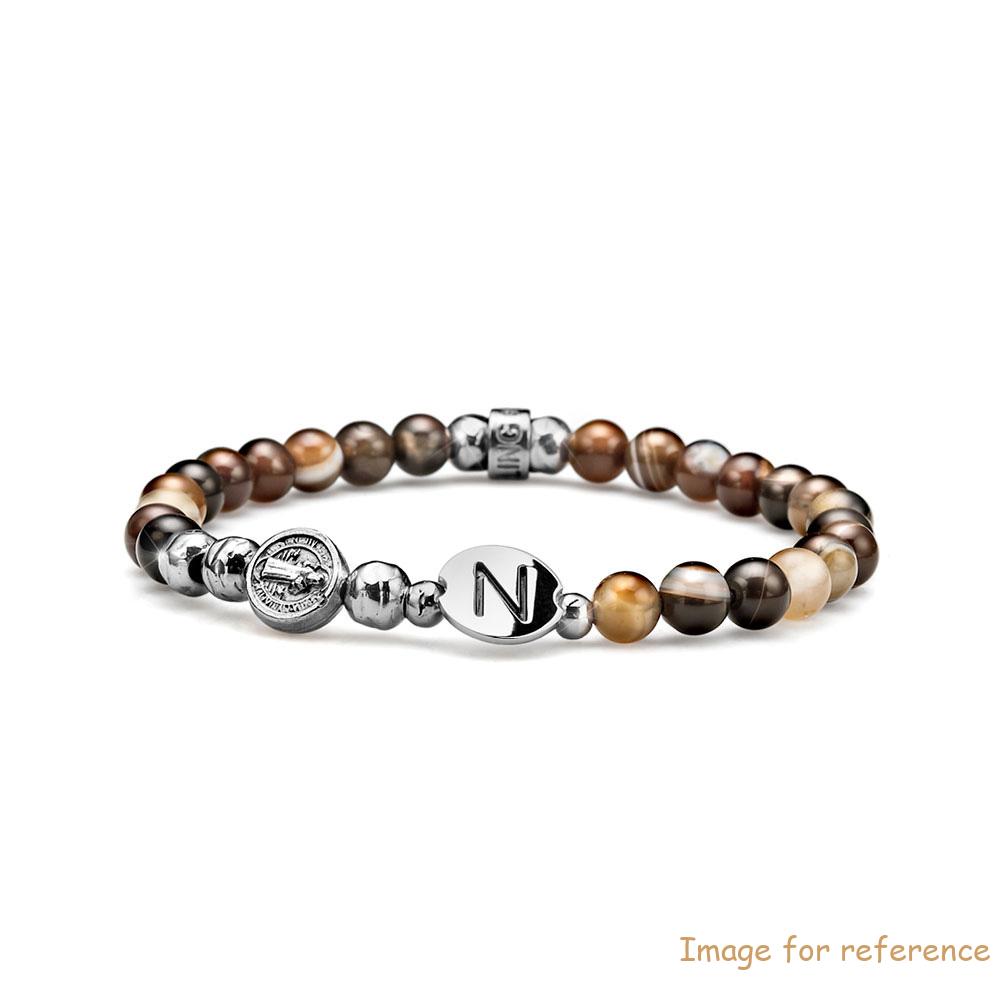 OEM Bracelet MAN with letters Personalized Fine Jewellery in Gold and Silver