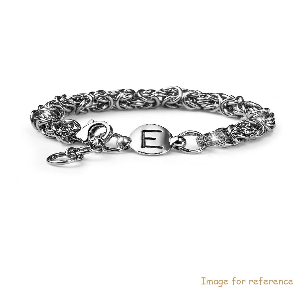 OEM Bracelet MAN with letters in SILVER 925 Exclusively Designed for You