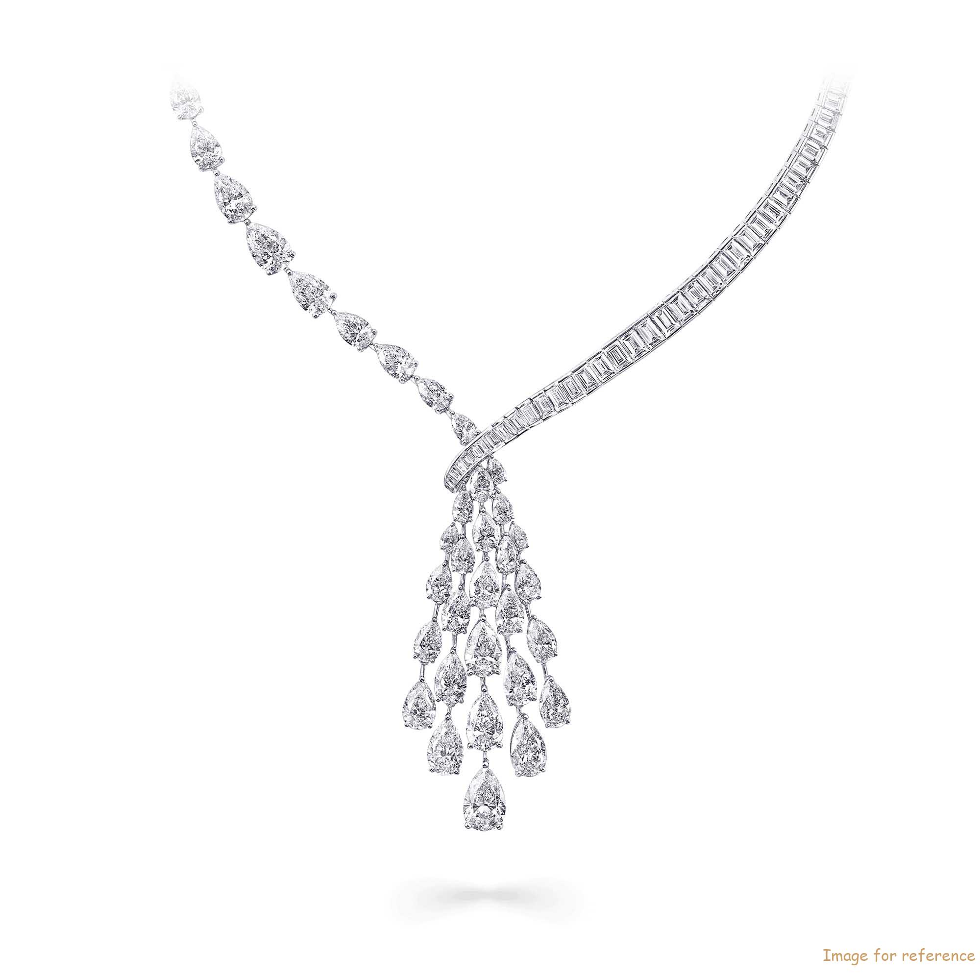 OEM CZ necklace personalized custom fine jewellery in gold and silver factory