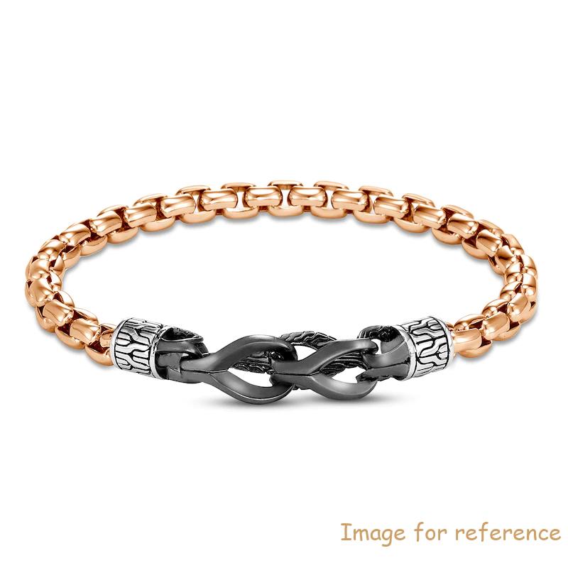 OEM Classic Chain Link Bracelet Bronze Sterling Silver design your jewelry