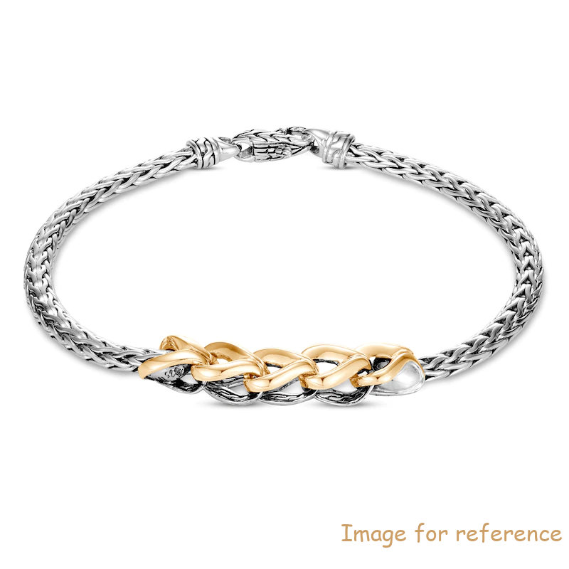 OEM Classic Chain Link Station Bracelet Sterling Silver Personalised design jewelry