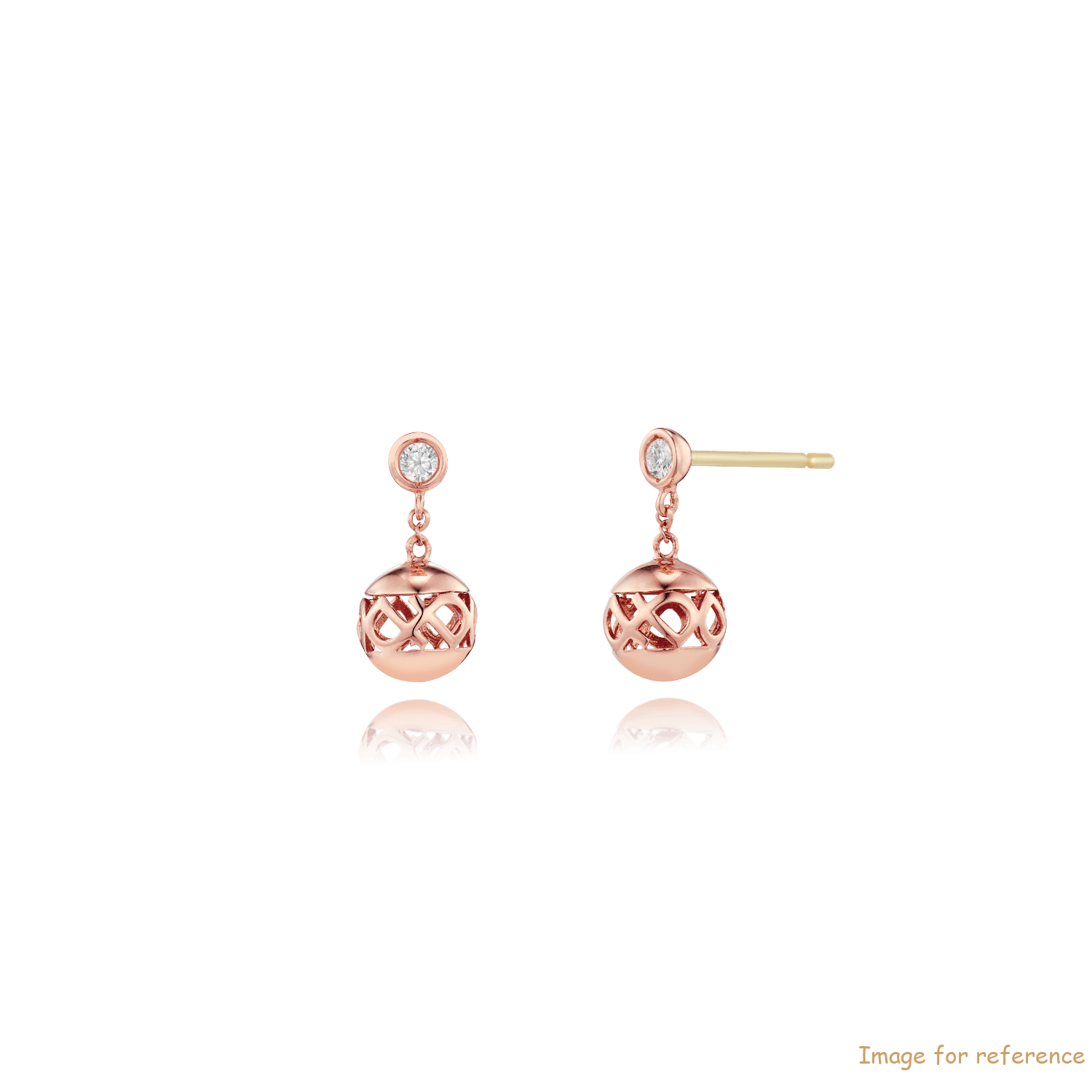 OEM Earrings in 14K Rose Gold jewelry suppliers OEM Earrings in 14K Rose Gold jewelry suppliers
