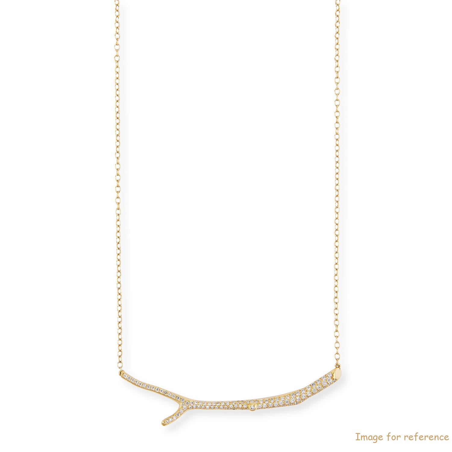 OEM ODM 18k Yellow Gold vermail silver CZ Necklace custom design jewelry manufacturer