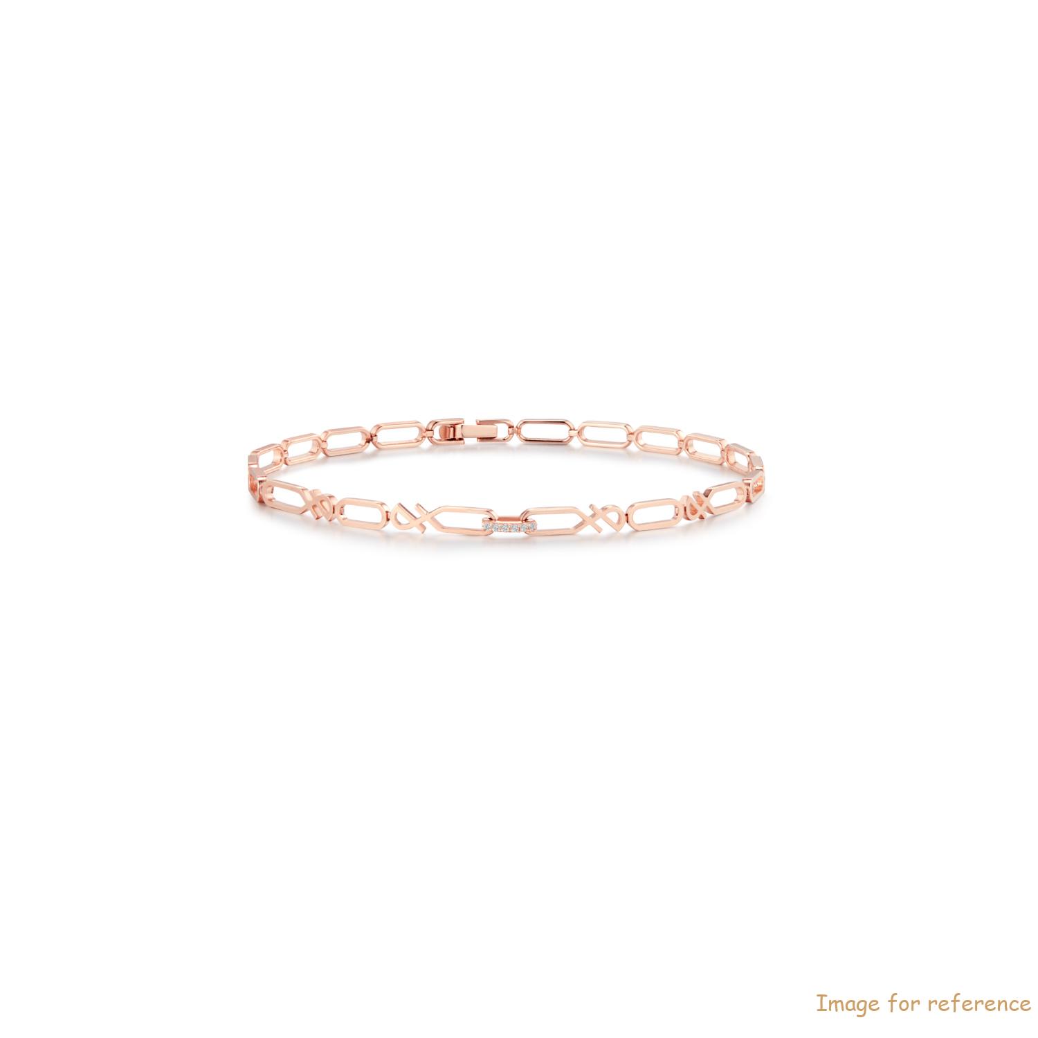 OEM bracelet in 14K Rose Gold vermeil silver jewelry suppliers