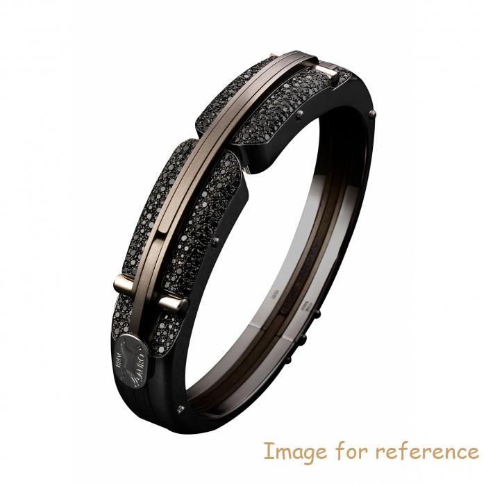 OEM mens bracelet bangle in gold plated sterling silver custom design jewelry supplier