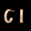 18 kt rose gold earrings OEM design jewelry