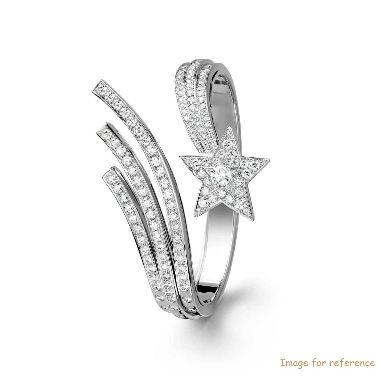 Custom design bracelet 18K white gold, الماس 20 years in OEM jewelry