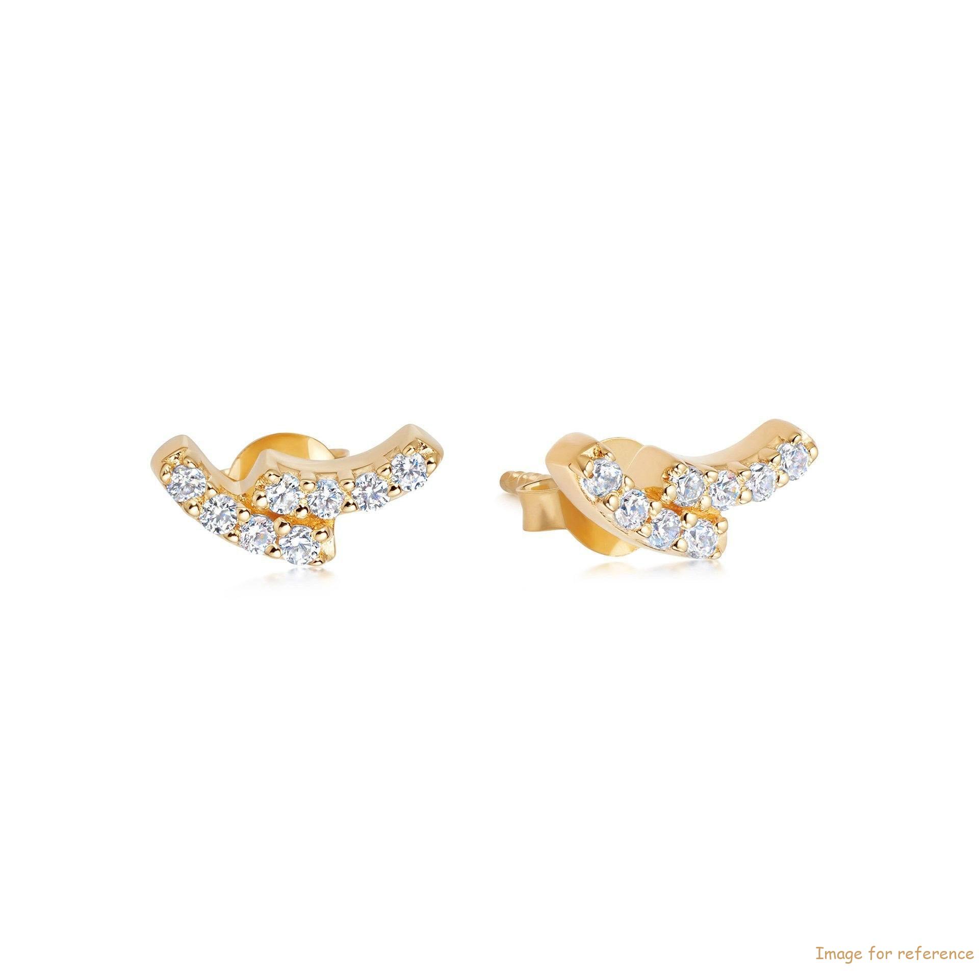 Custom engraving earrings design in 18ct gold vermeil on sterling silver offer your ideas and designs Custom engraving earrings design in 18ct gold vermeil on sterling silver offer your ideas and designs