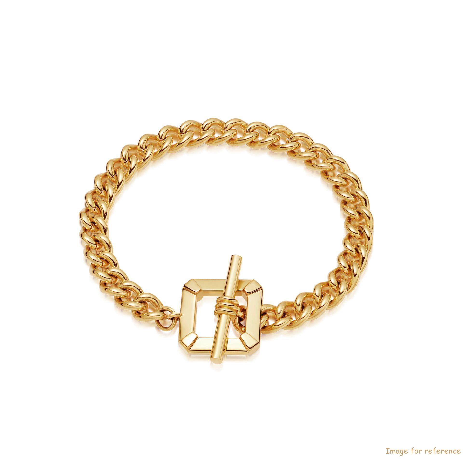 OEM 18ct Gold Plated Chain Bracelet on Brass offer personalised custom design