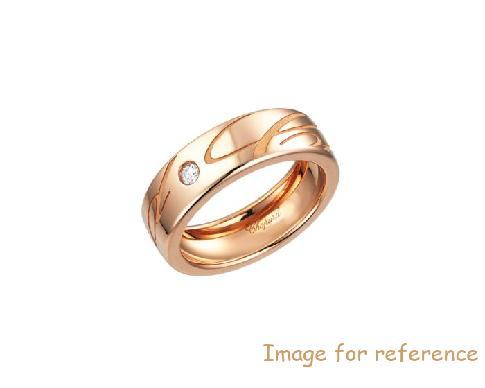 OEM 18k rose gold ring Custom logo made with your design OEM 18k rose gold ring Custom logo made with your design