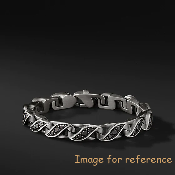OEM 925 sterling silver mens bracelet make custom designed jewelry