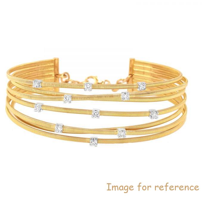 OEM Bracelet on the 18kt Rose gold on silver Design your shape jewelry