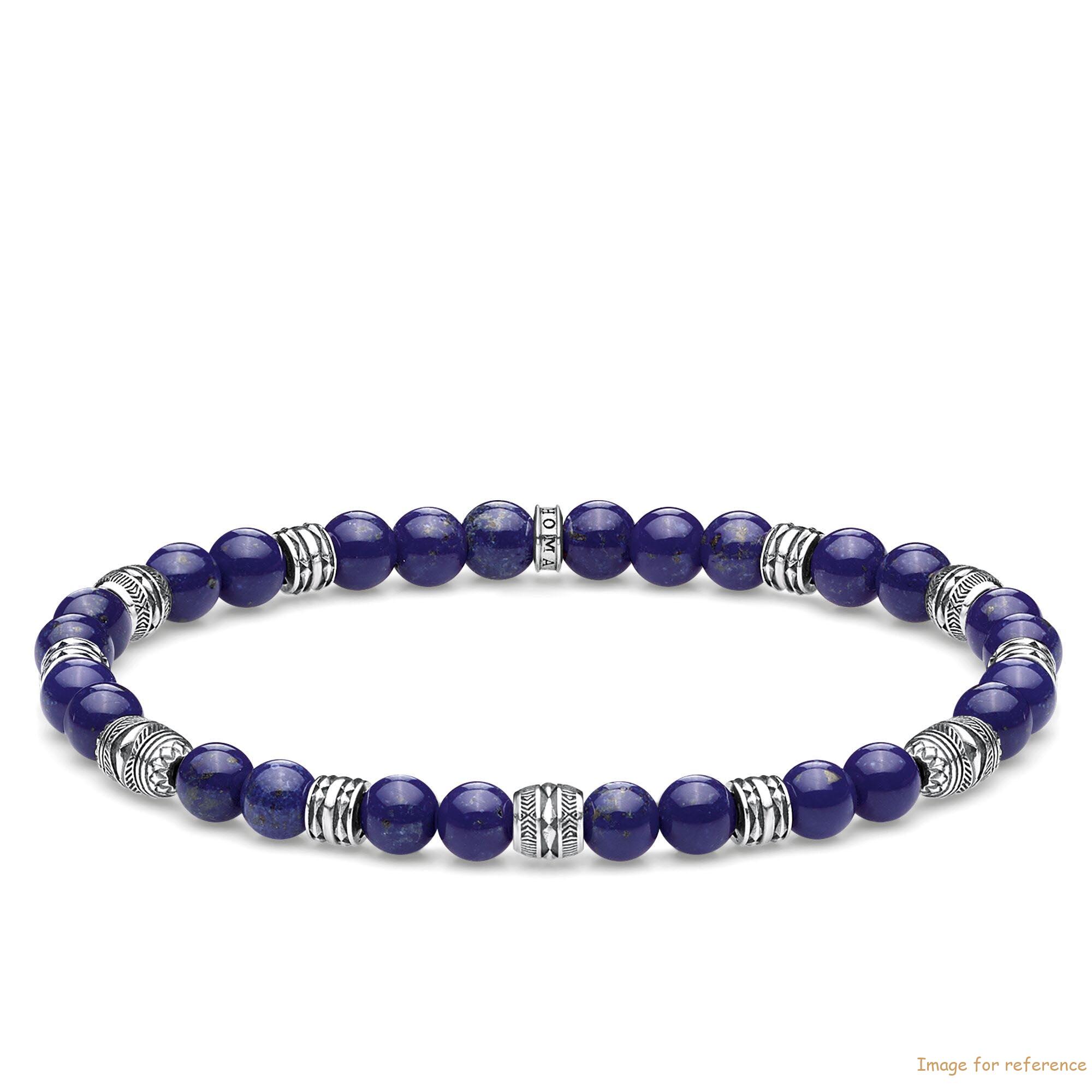 OEM Germany mens jewelry Elastic stretch bracelet 925 Bạc Sterling