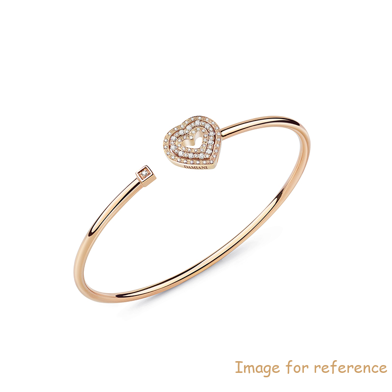 OEM Pink gold plated bracelet making custom engraving shape jewelry