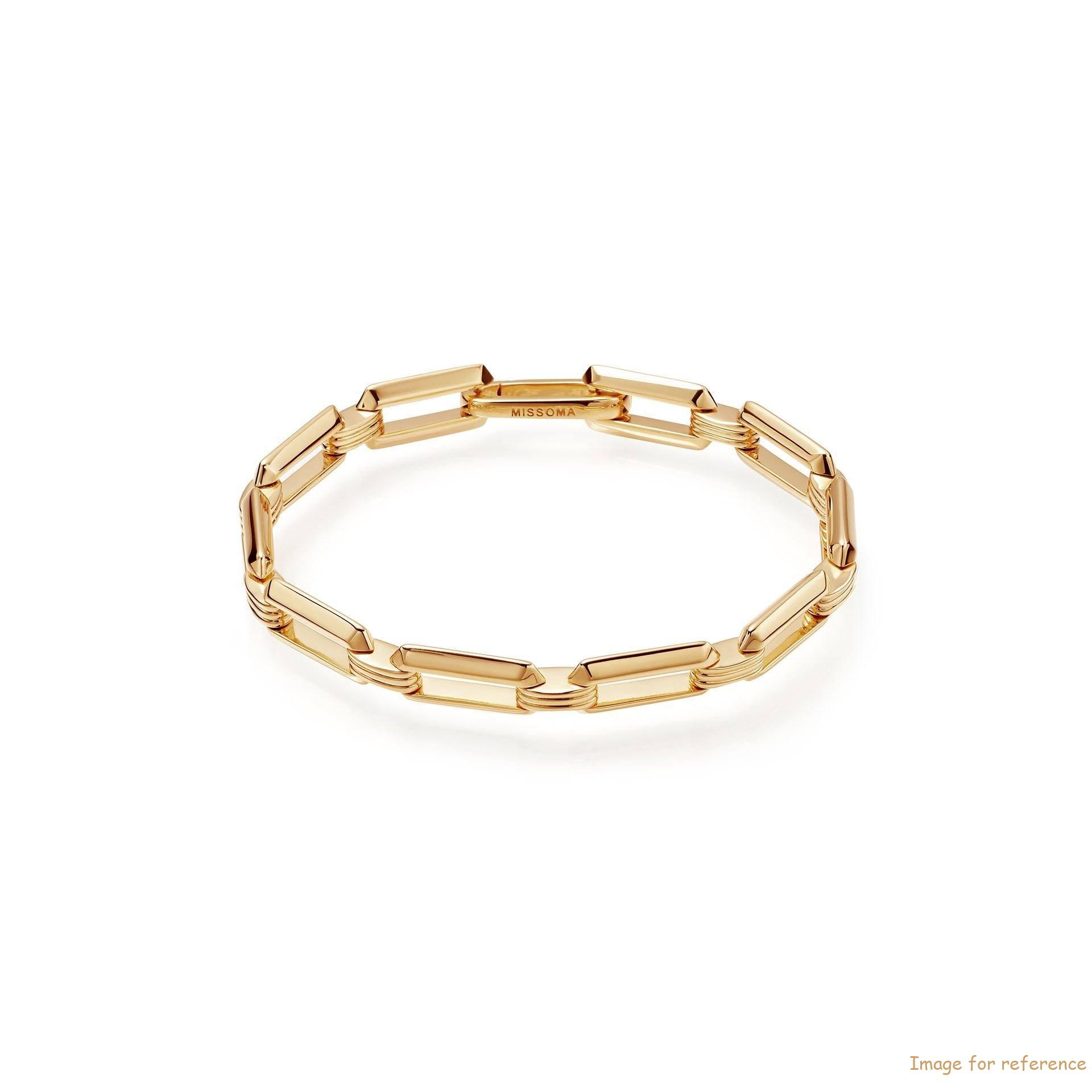 OEM chain bracelets 18ct Gold Plated on Brass offer your ideas and designs