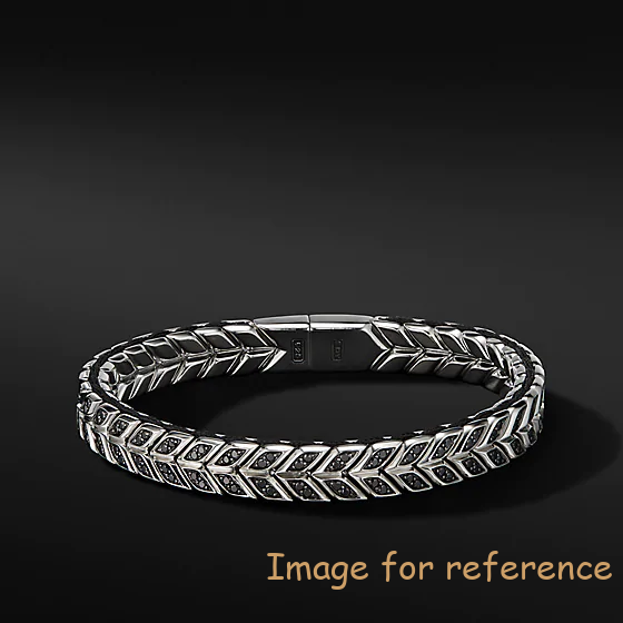 OEM mens bracelet in Sterling Silver offering custom jewelry service