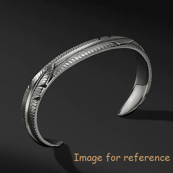 OEM mens cuff silver bracelet make custom designed jewelry