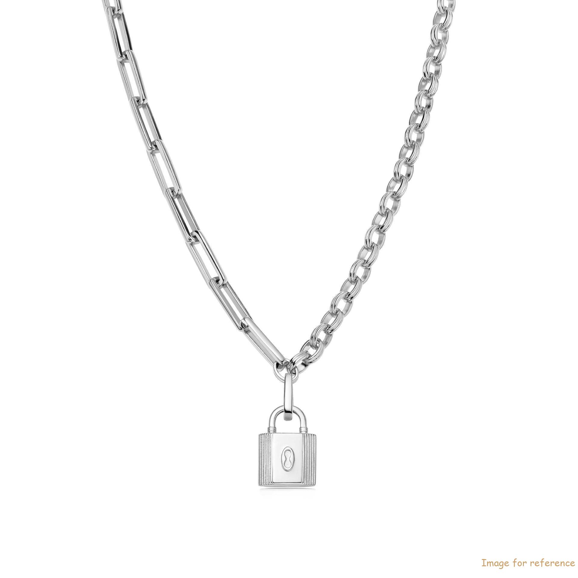 OEM pendant Charm and chain Silver Plated On Brass offer your ideas and designs