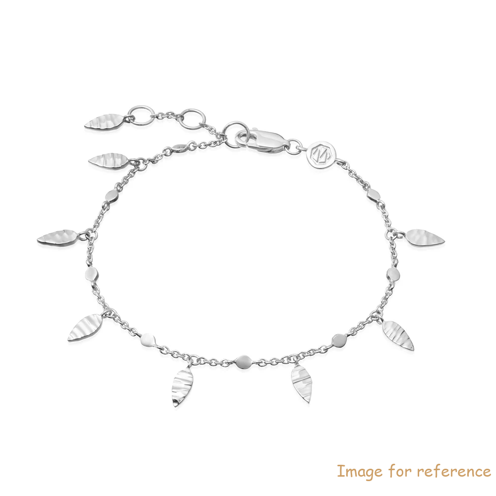 OEM silver leaf bracelet custom design jewelry service