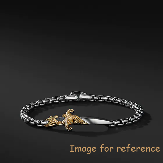 OEM sterling silver mens bracelet make custom designed jewelry