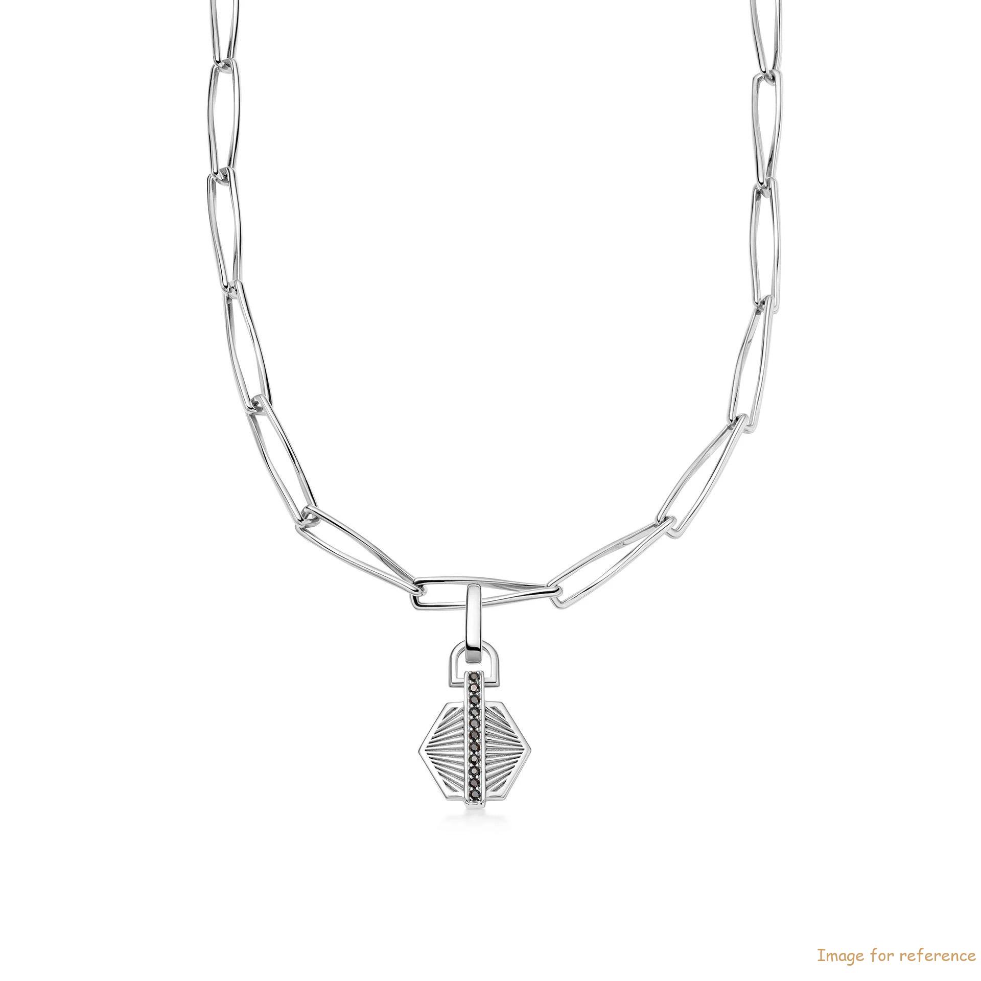 oem Pendant Silver Plated with Black Onyx Design your shape jewelry