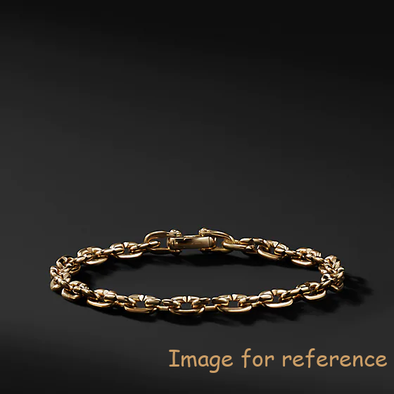 oem mens 18k gold plated bracelet design engraving your jewelry