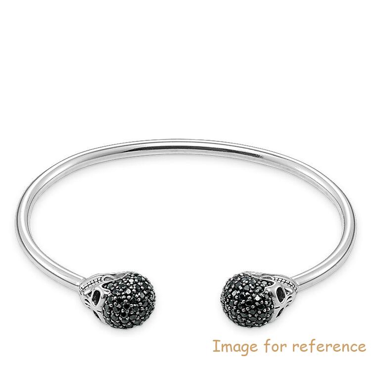 925 Sterling silver bangle custom design silver jewelry