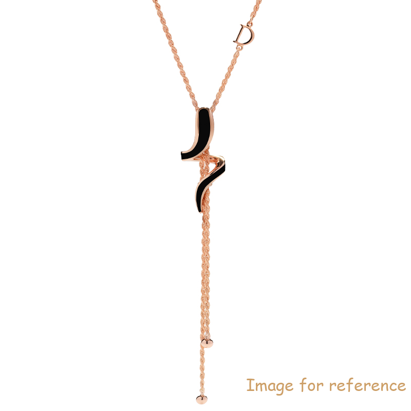 925 silver custom Pink gold necklace design your jewelry