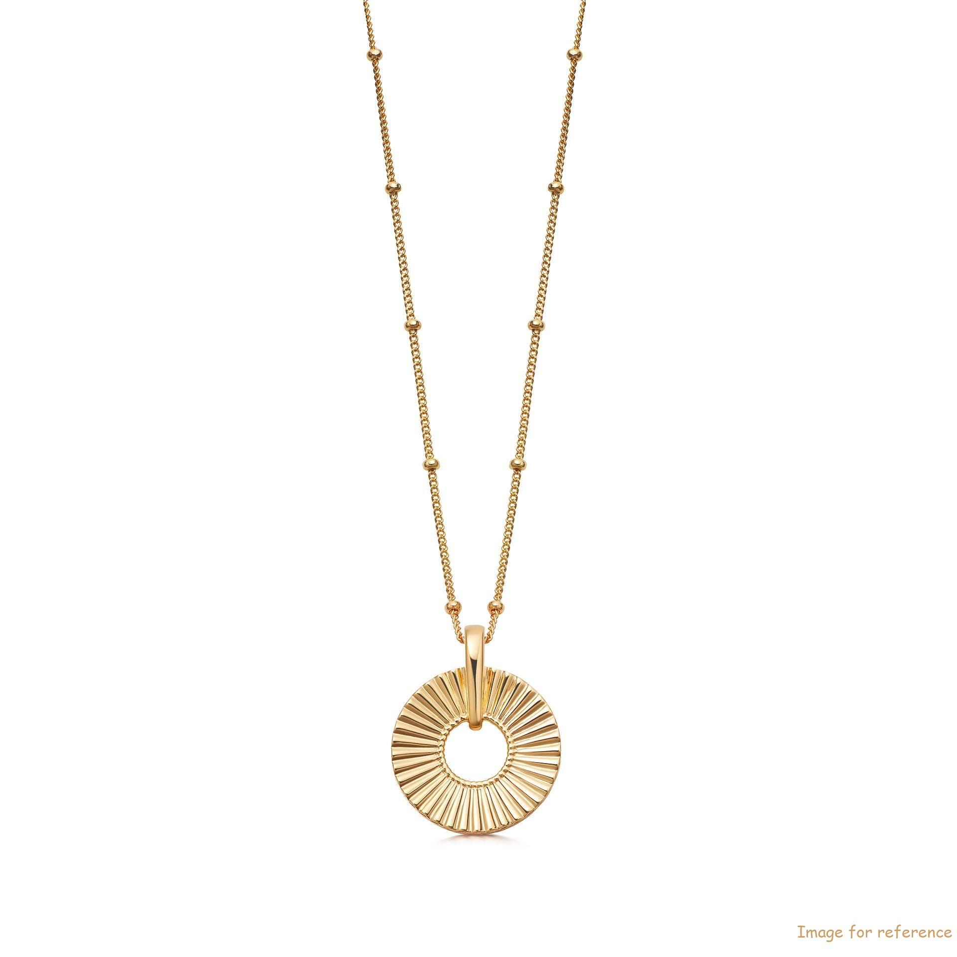 Custom Chain and Pendant in 18ct Gold Vermeil On Sterling Silver odm jewelry