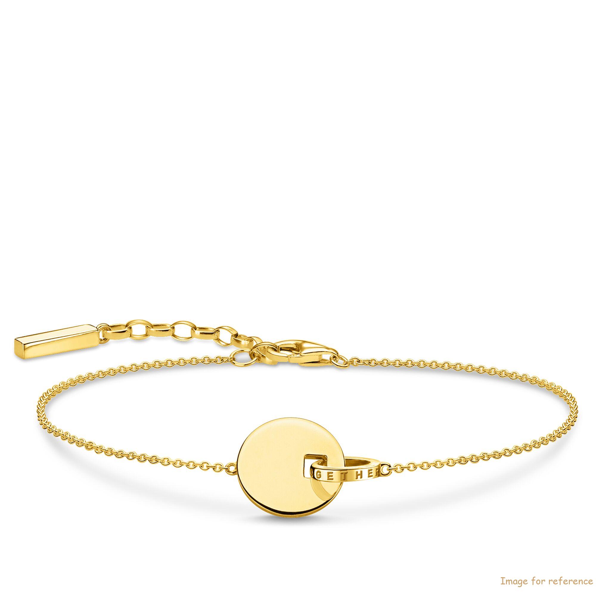 Custom High-quality 925 Sterling silver bracelet with 18k yellow gold plating jewelry Custom High-quality 925 Sterling silver bracelet with 18k yellow gold plating jewelry