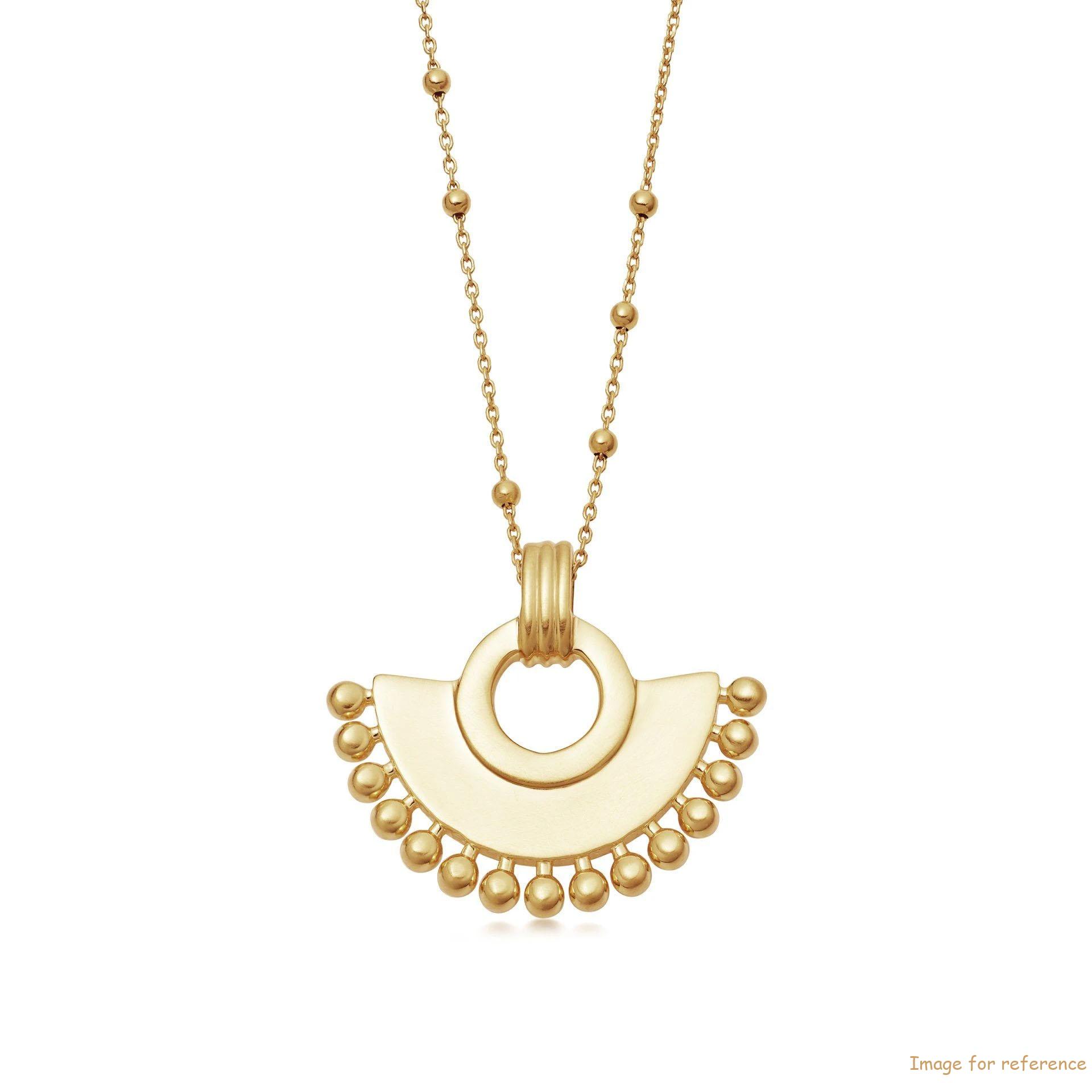 Custom Italy Pendant in 8ct Gold Plated On Brass or 925 silver OEM