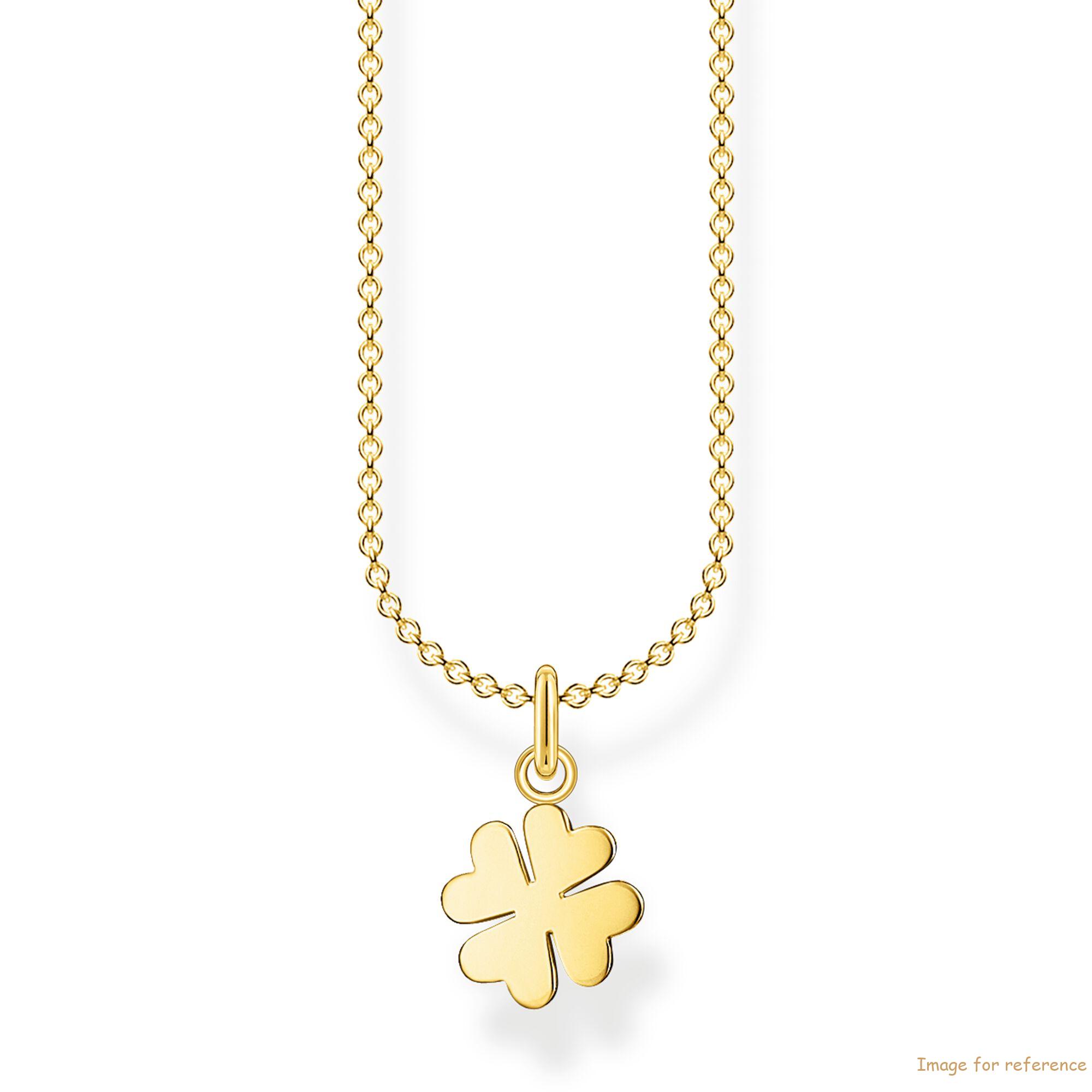 Custom Necklace made from yellow-gold plated 925 Sterling silver oem jewelry