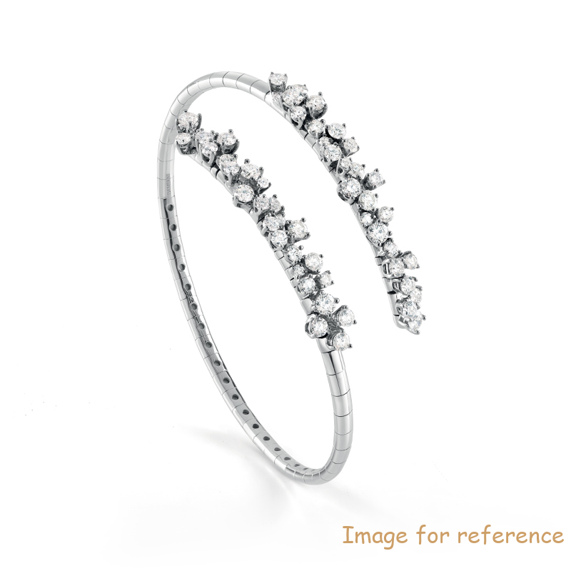 Custom White gold plated bracelet 925 silver jewelry OEM ODM manufacturer