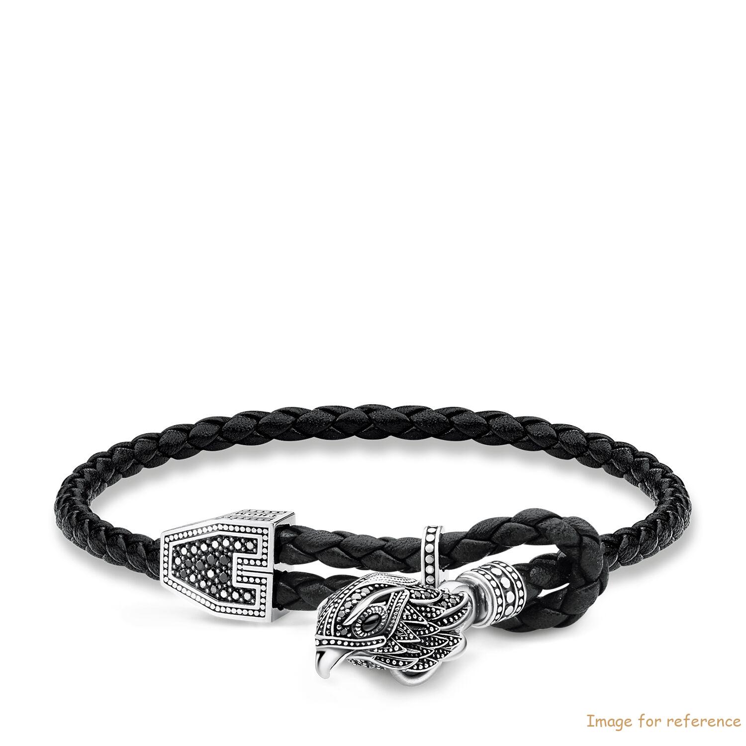 Custom a size-adjustable bracelet sterling silver mens jewelry wholesale