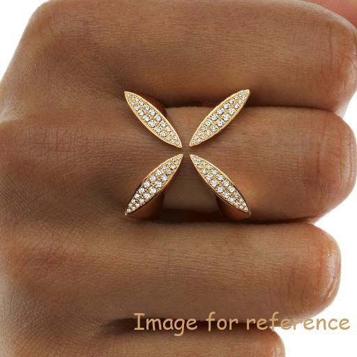 Custom design CZ ring sterling silver wholesale jewelry