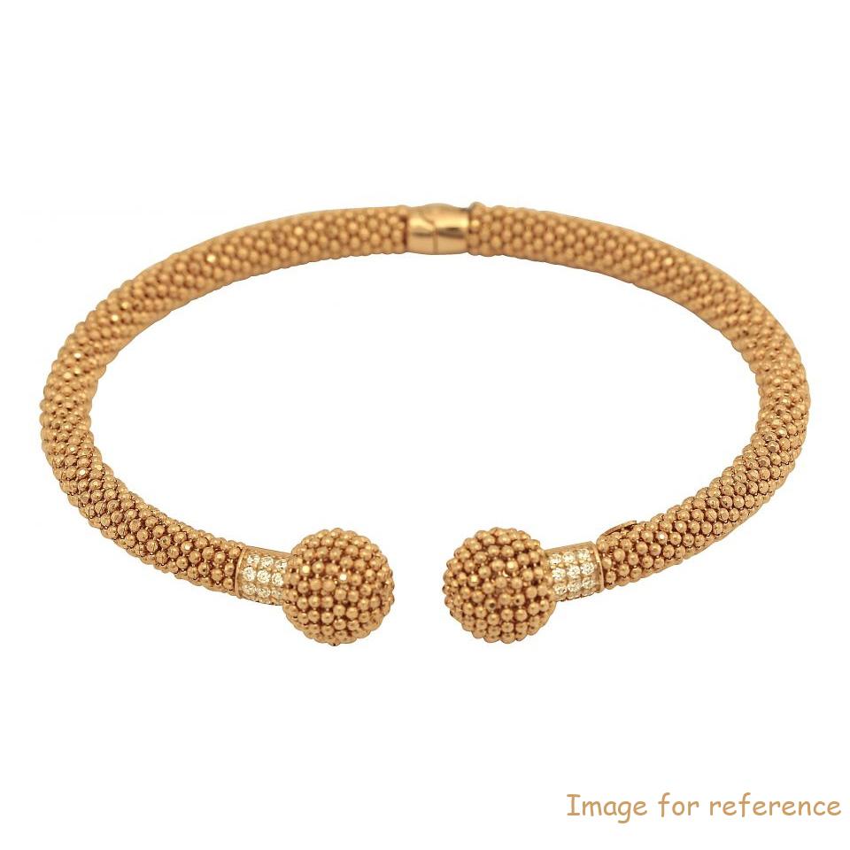 Custom made Bracelet Made of 18 Kt Rose Gold plated sterling silver jewelry Custom made Bracelet Made of 18 Kt Rose Gold plated sterling silver jewelry