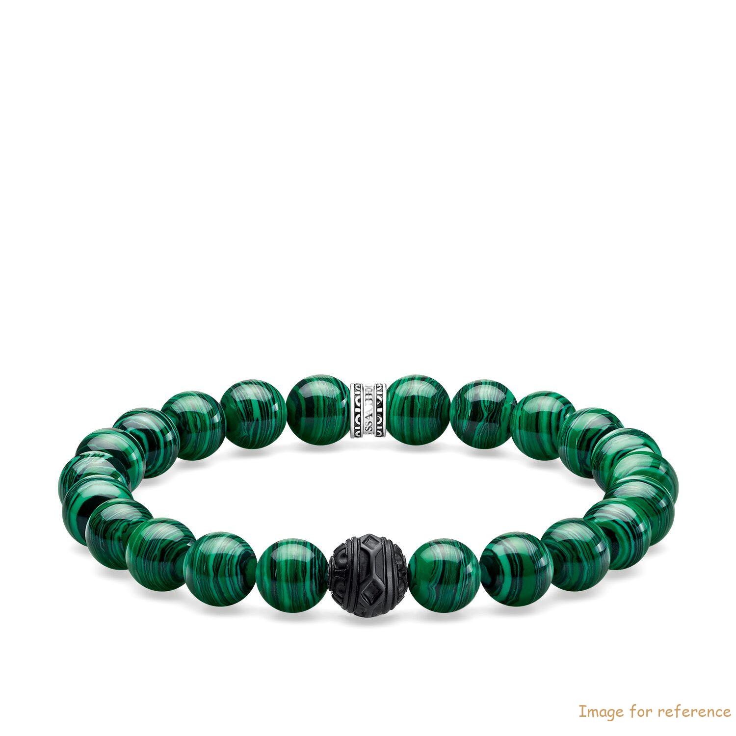 Custom made French Bracelet 925 스털링 실버, 검게 변한, 차가운 에나멜, 공작석, obsidian OEM service Custom made French Bracelet 925 Sterling silver, blackened, cold enamel, malachite, obsidian OEM service