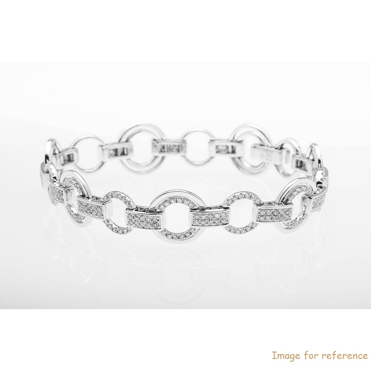 Custom rhodium plated bracelet wholesale jewelry manufacturer