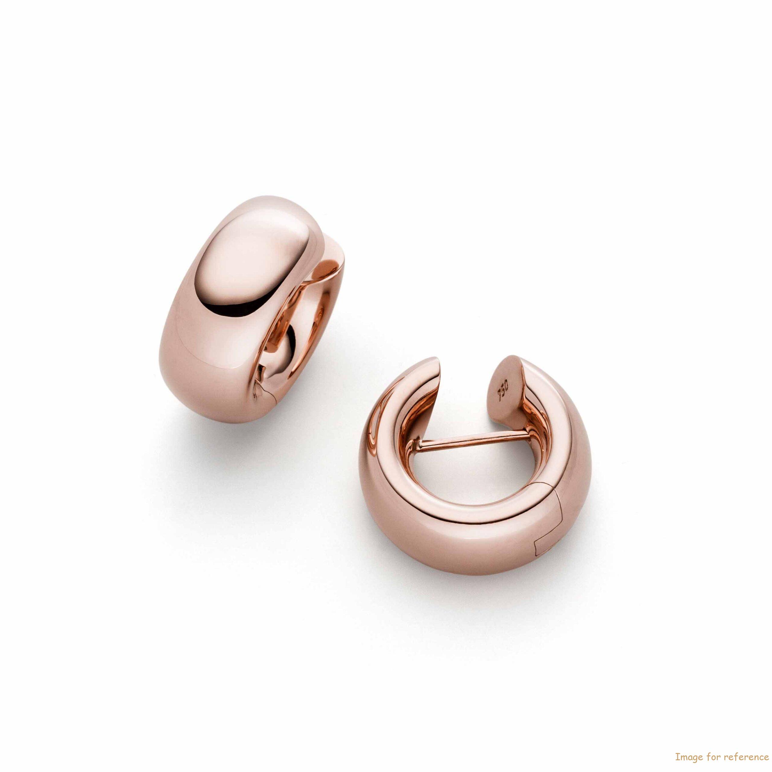 Custom wholesale rose gold plated earrings jewelry OEM silver manufacturer